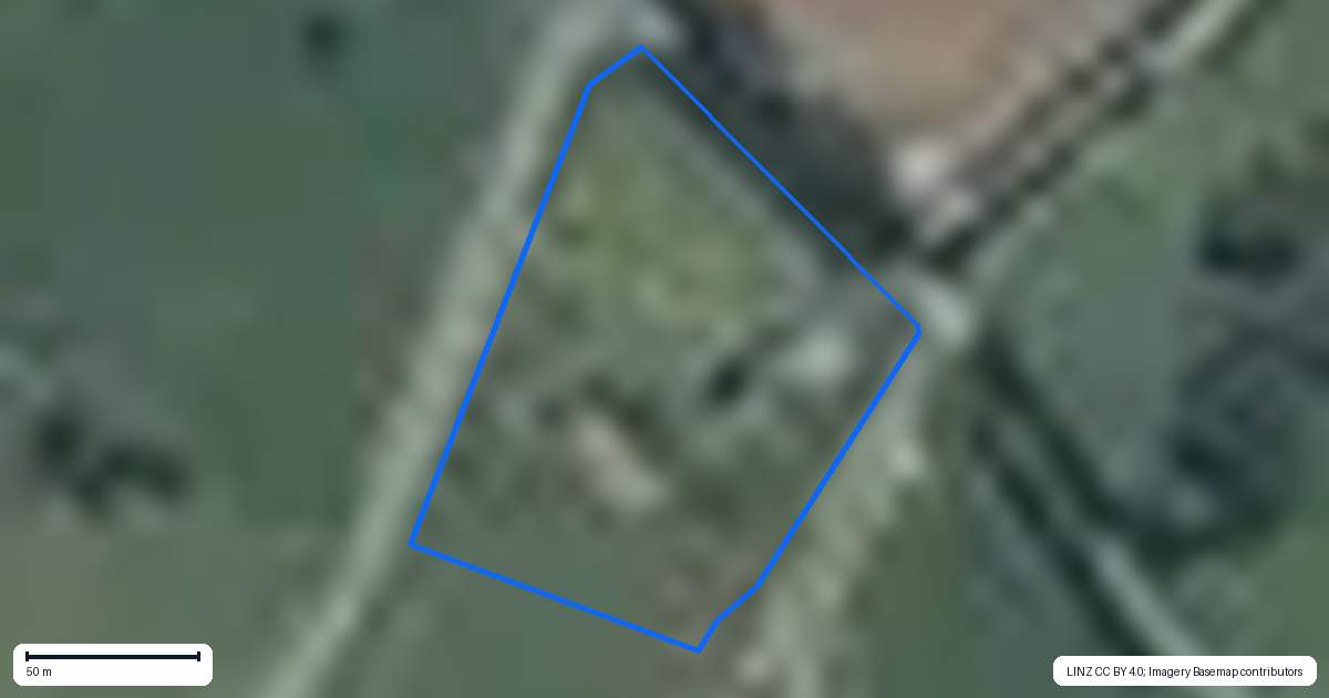 Property context map for 12 Cox Road, Rotoorangi, Cambridge