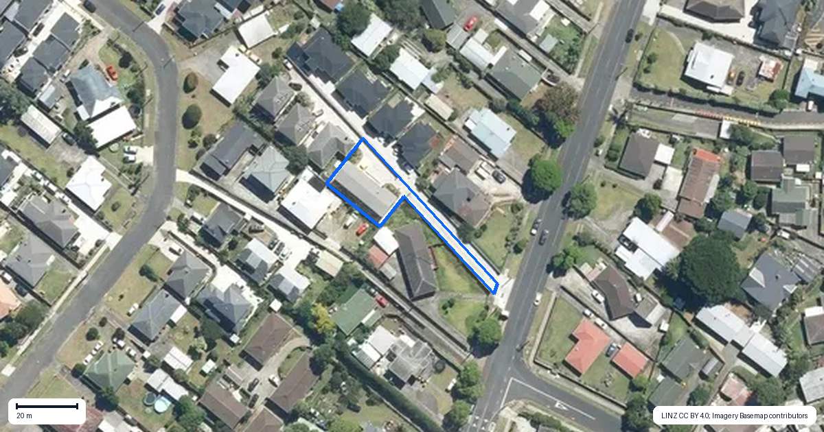 Property context map for 39A Park Avenue, Papatoetoe, Auckland