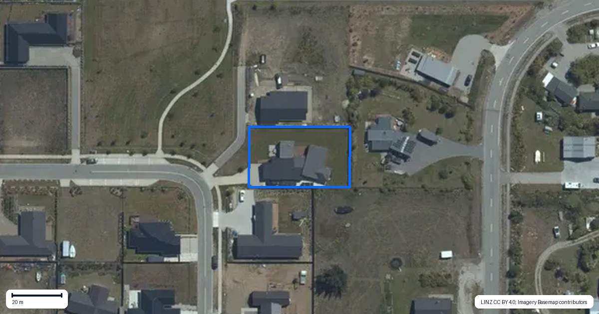 Property context map for 17 Dingle Street, Lake Hawea