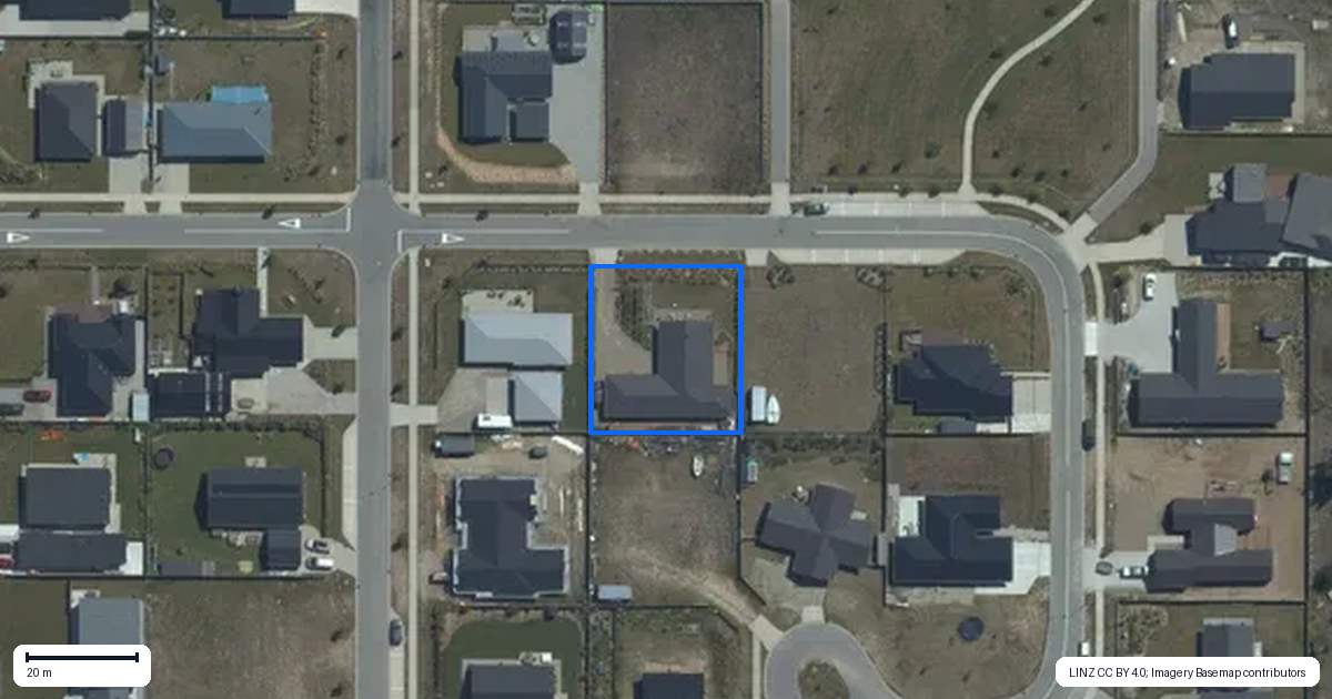Property context map for 8 Dingle Street, Lake Hawea