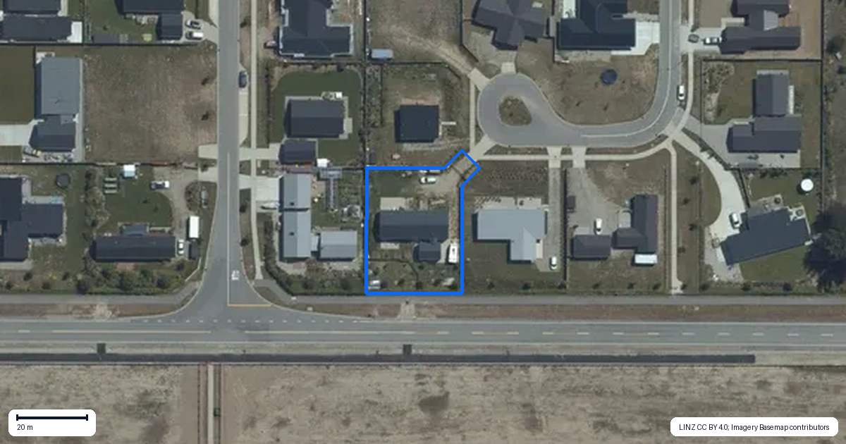 Property context map for 31 Dingle Street, Lake Hawea