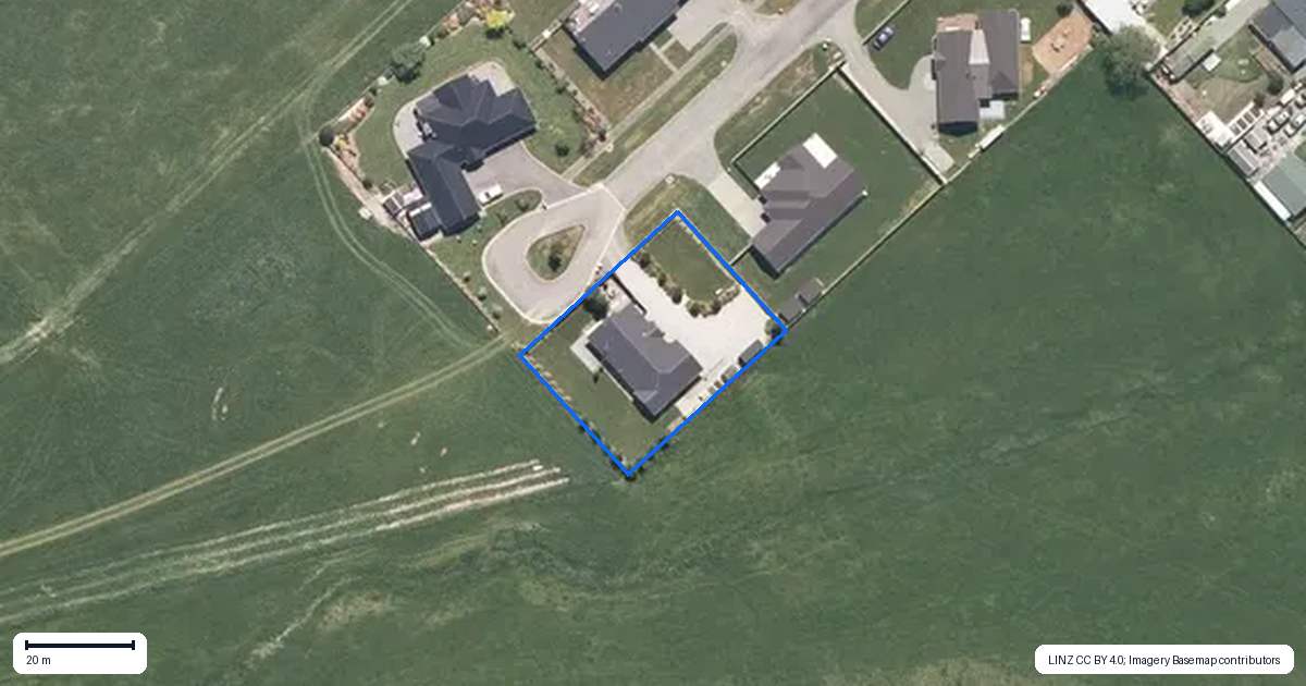 Property context map for 19 Ayr Street, Fairlie
