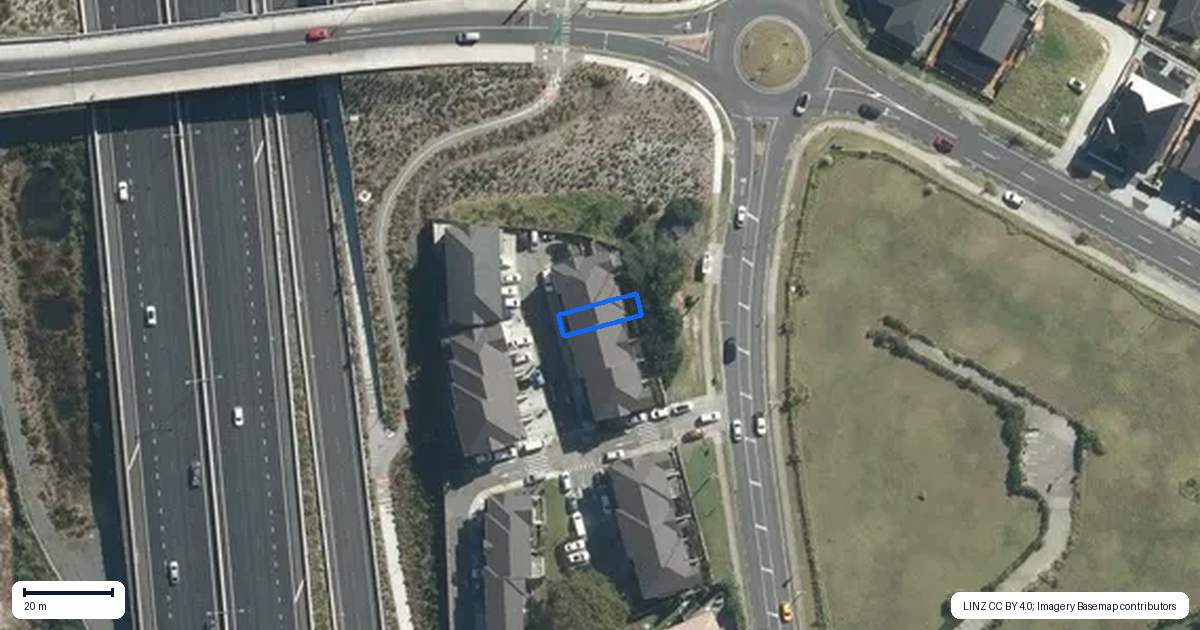 Property context map for 6 Peony Mews, Oteha, Auckland