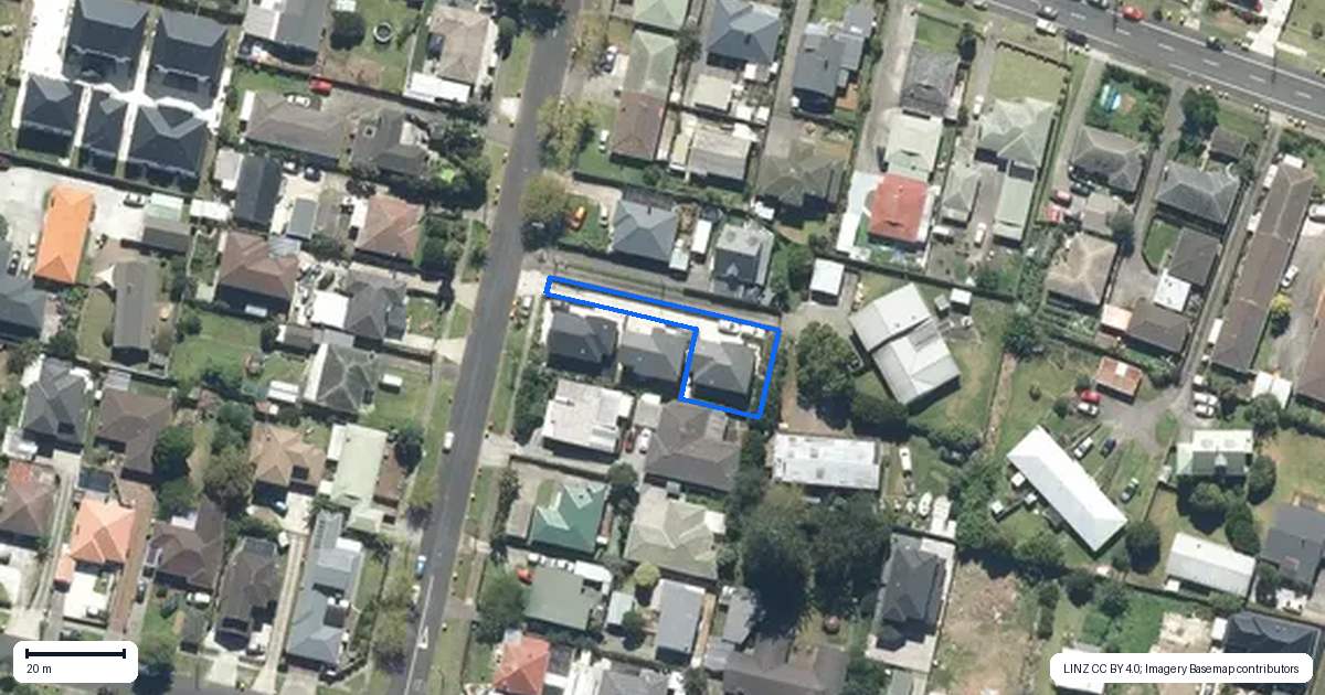 Property context map for 39C Overton Road, Papatoetoe, Auckland