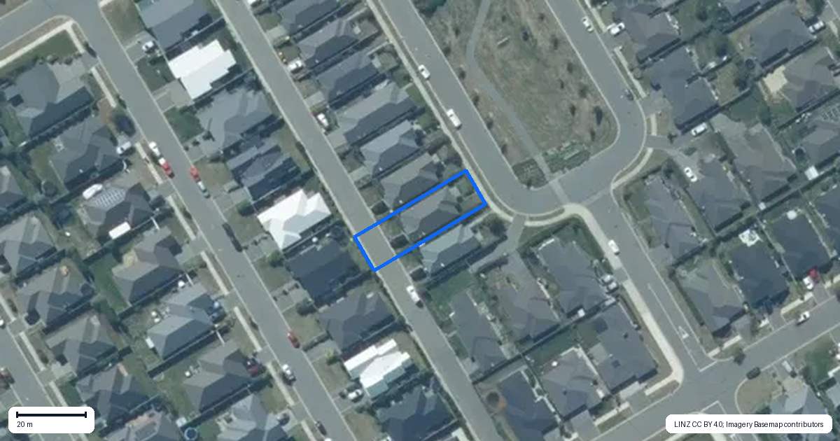 Property context map for 18 Wallingford Crescent, Rolleston