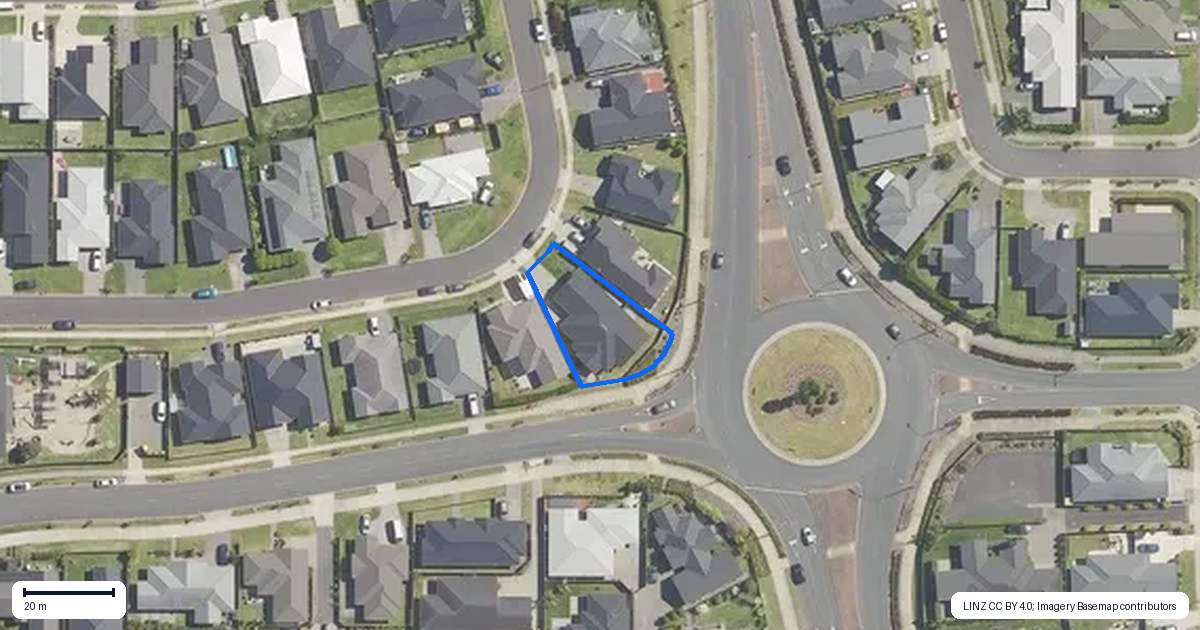 Property context map for 50 Te Wharo Drive, Papamoa