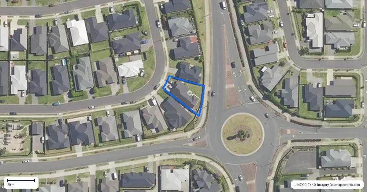 Property context map for 52 Te Wharo Drive, Papamoa