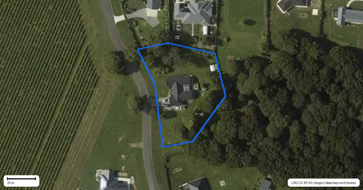 Property context map for 26 Ohau Gravels Way, Ohau