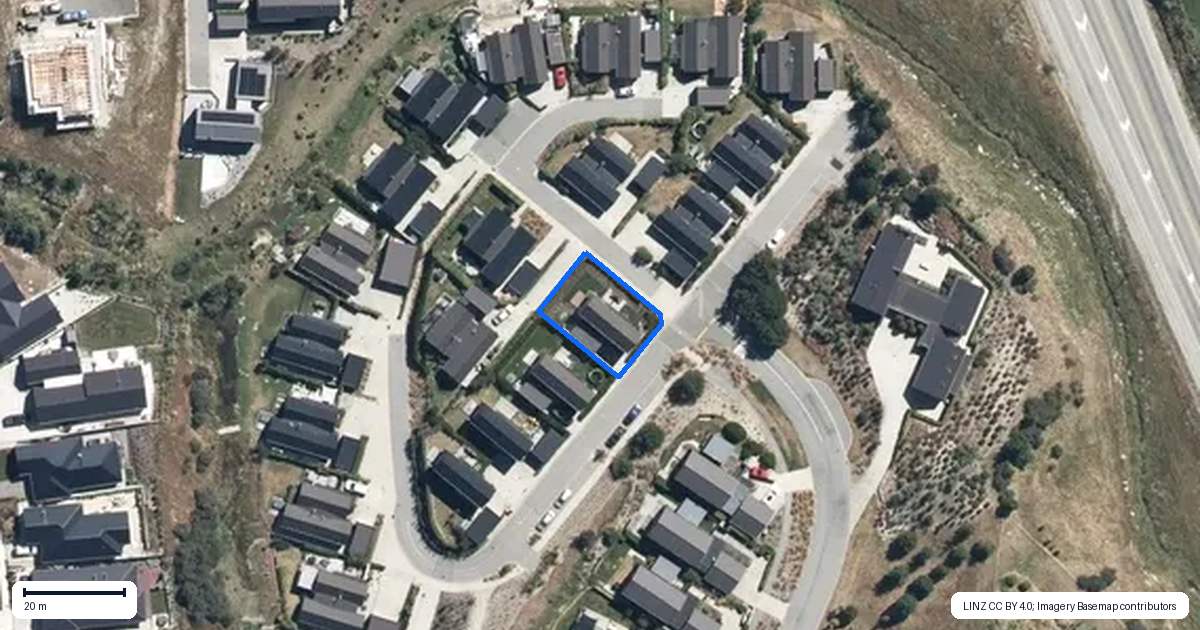 Property context map for 6 McKenzies Shute, Jacks Point, Queenstown