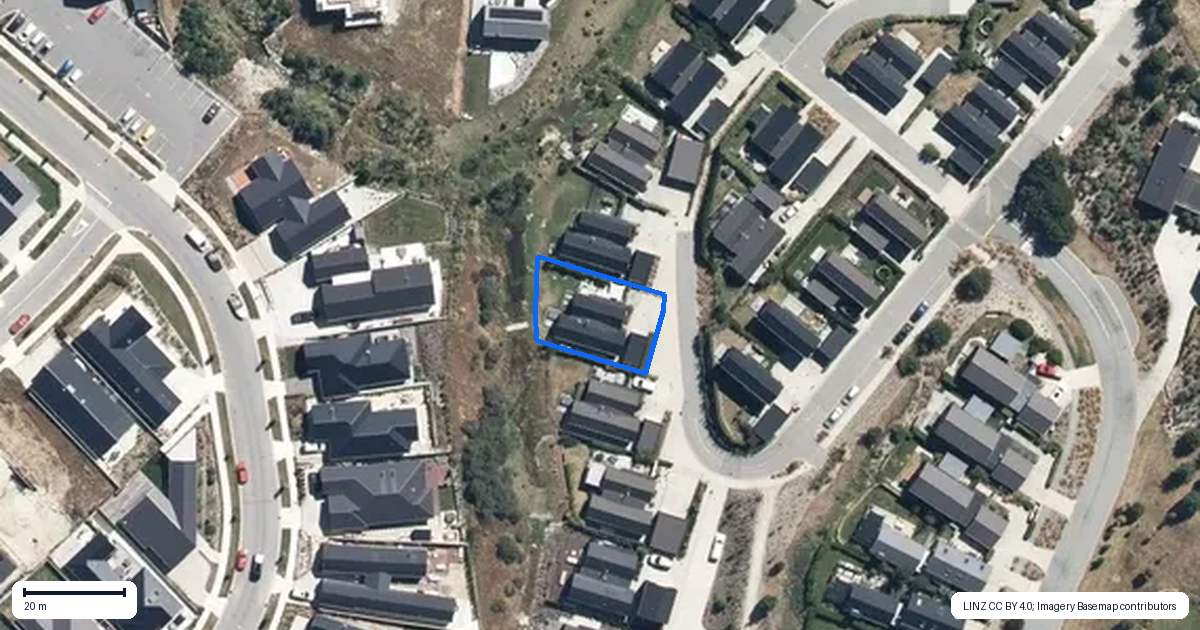 Property context map for 17 McKenzies Shute, Jacks Point, Queenstown