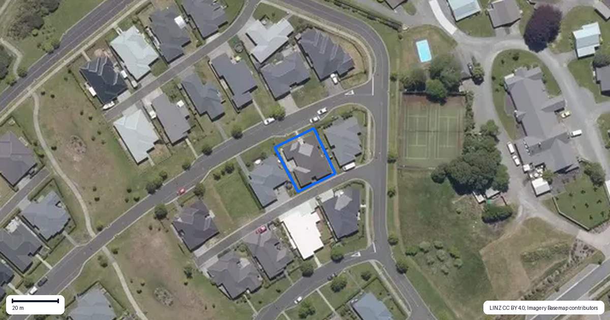 Property context map for 3 Bastille Court, Rangatira Park, Taupo
