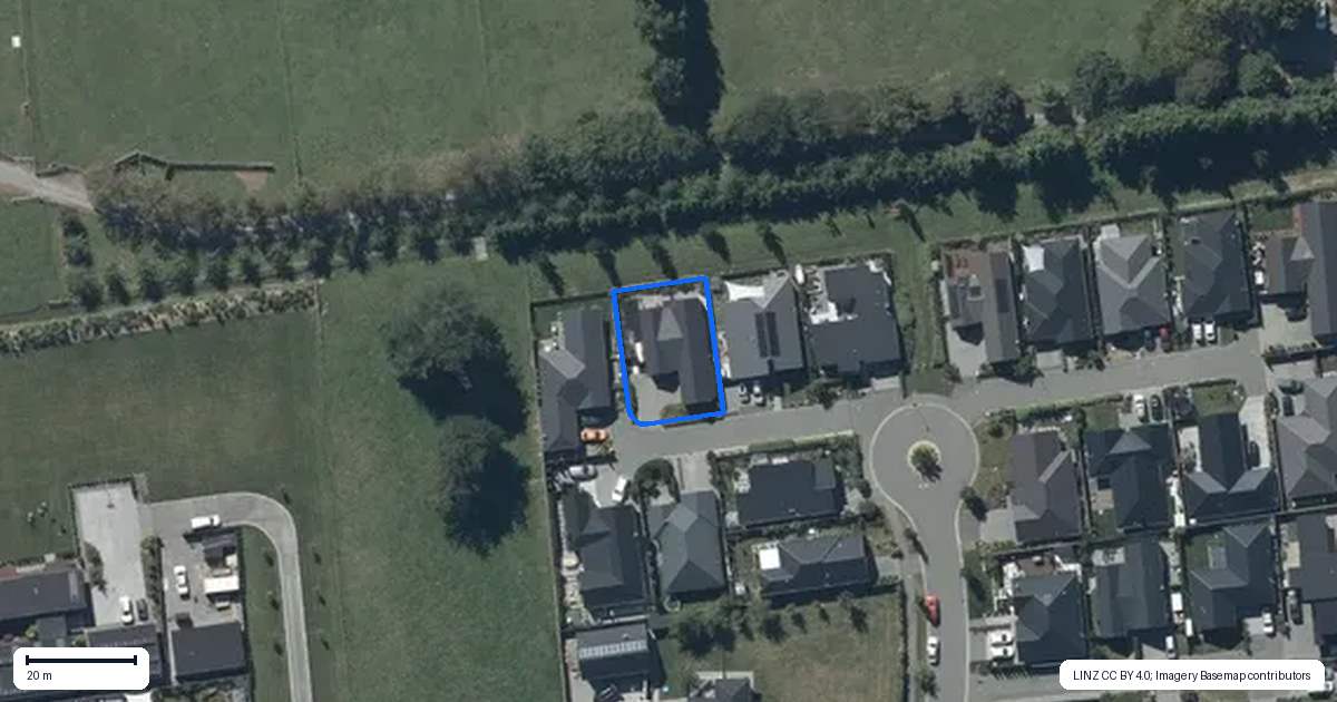 Property context map for 17 Prospect Place, Halswell, Christchurch