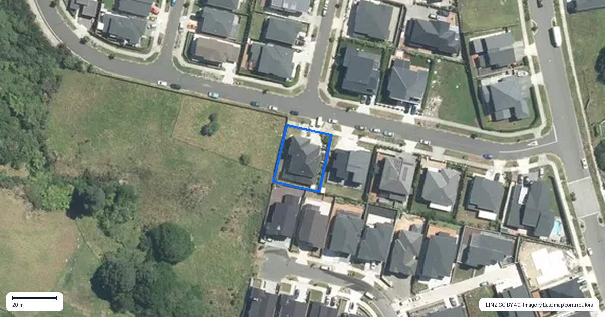 Property context map for 43 Matahae Drive, Flat Bush, Auckland