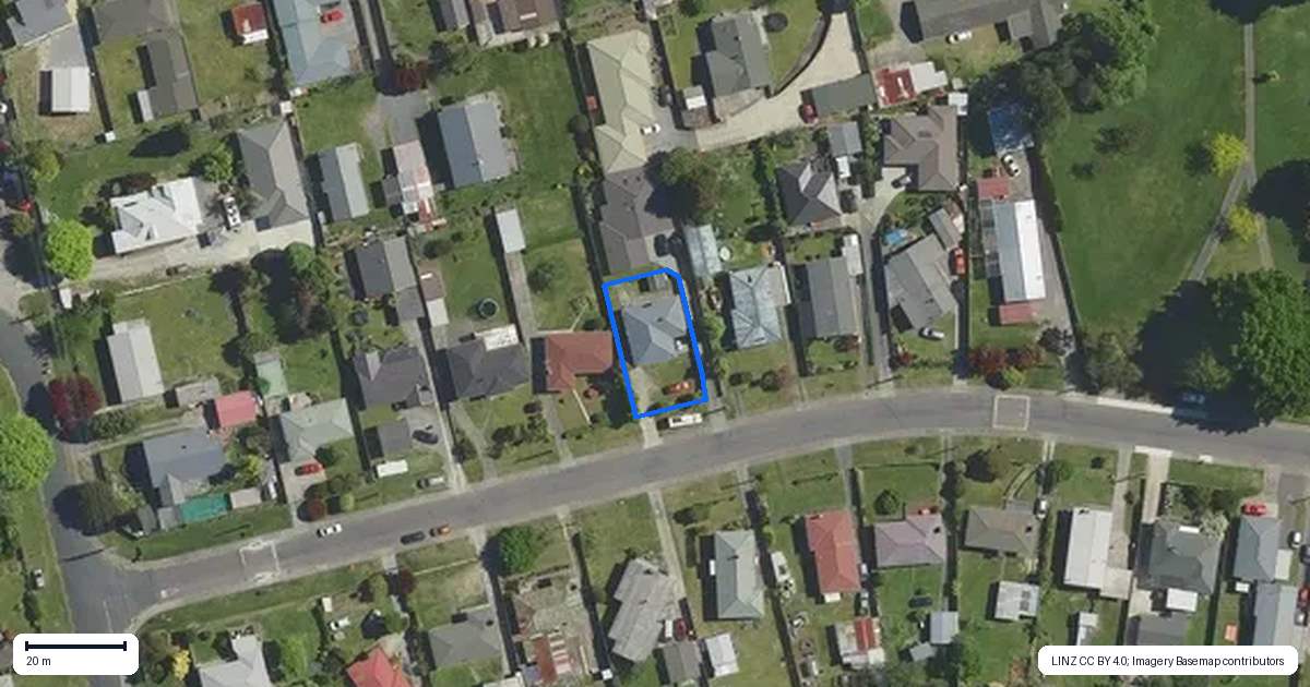 Property context map for 45 Konene Street, Utuhina, Rotorua