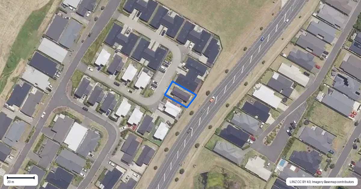 Property context map for 21 Te Paea Crescent, Papamoa Beach, Papamoa