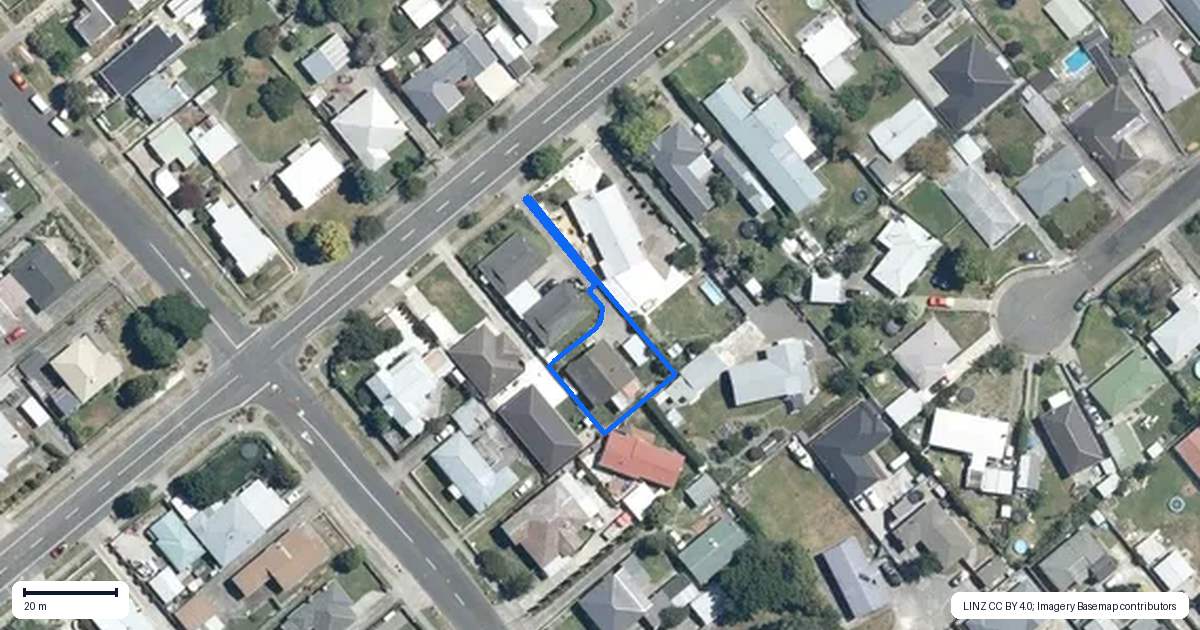 Property context map for 404 Park Road South, Akina, Hastings
