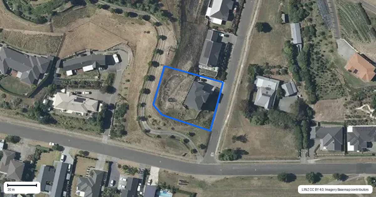 Property context map for 1 Ridgeway Terrace, Taradale, Napier