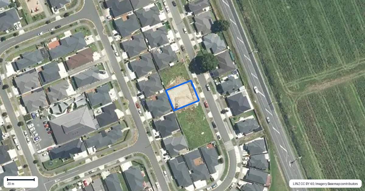 Property context map for 12 Sapwood Crescent, Takanini, Auckland