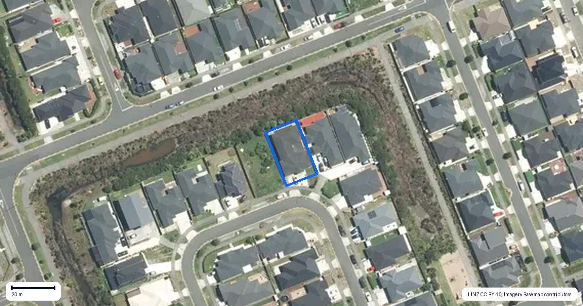Property context map for 15 Black Beech Crescent, Takanini, Auckland
