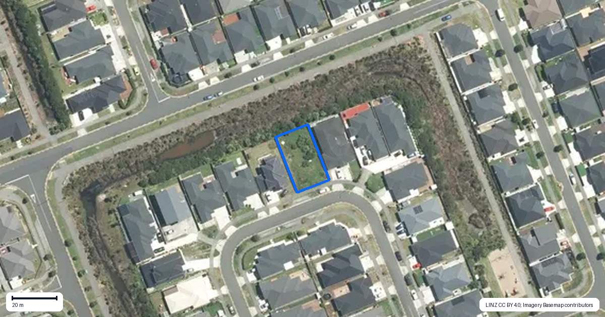 Property context map for 17 Black Beech Crescent, Takanini, Auckland
