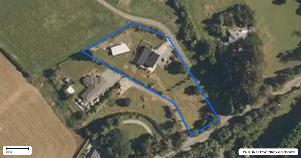 Property context map for 153 Mangaroa Valley Road, Mangaroa, Upper Hutt