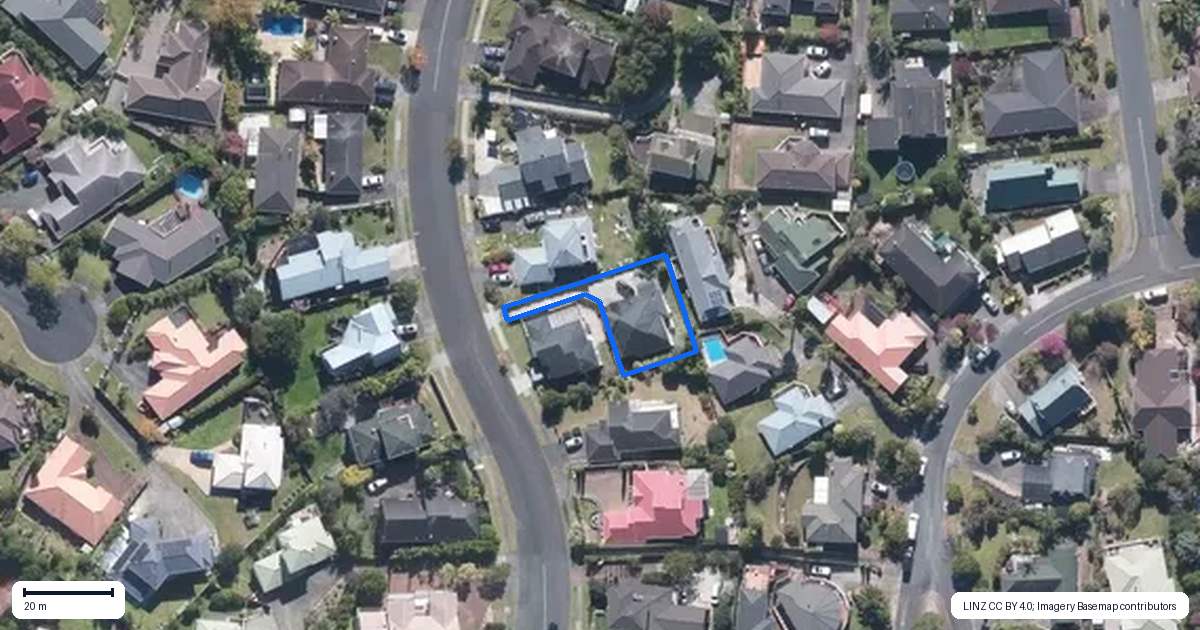 Property context map for 11A Matisse Drive, West Harbour, Auckland