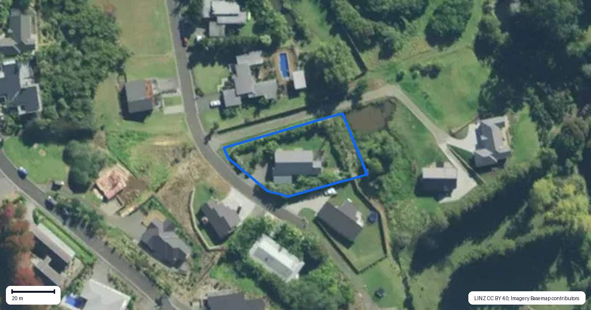 Property context map for 15 Mandeno Drive, Kerikeri