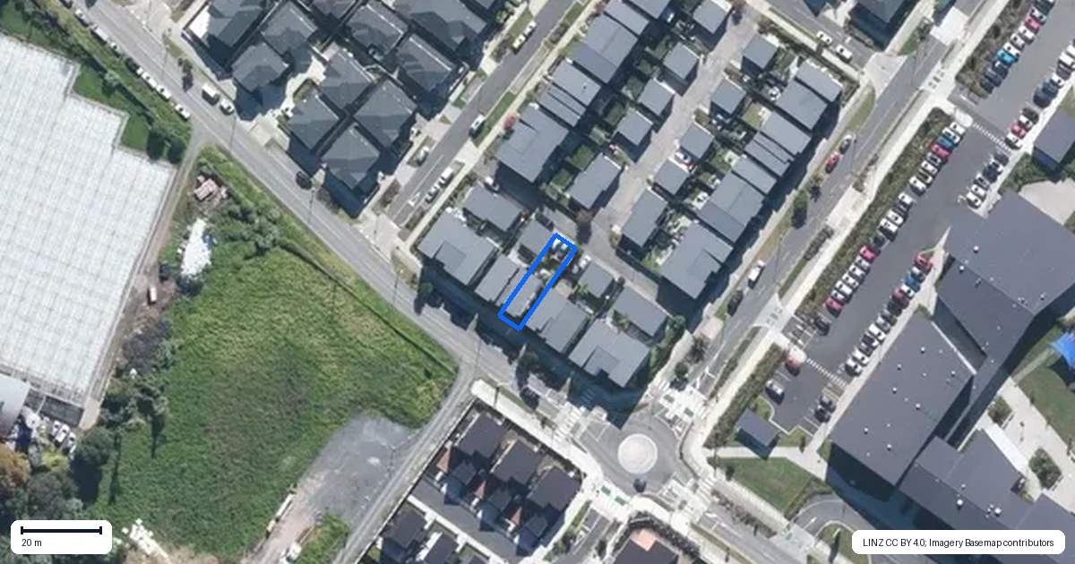 Property context map for 4/7 Scott Road, Hobsonville, Auckland