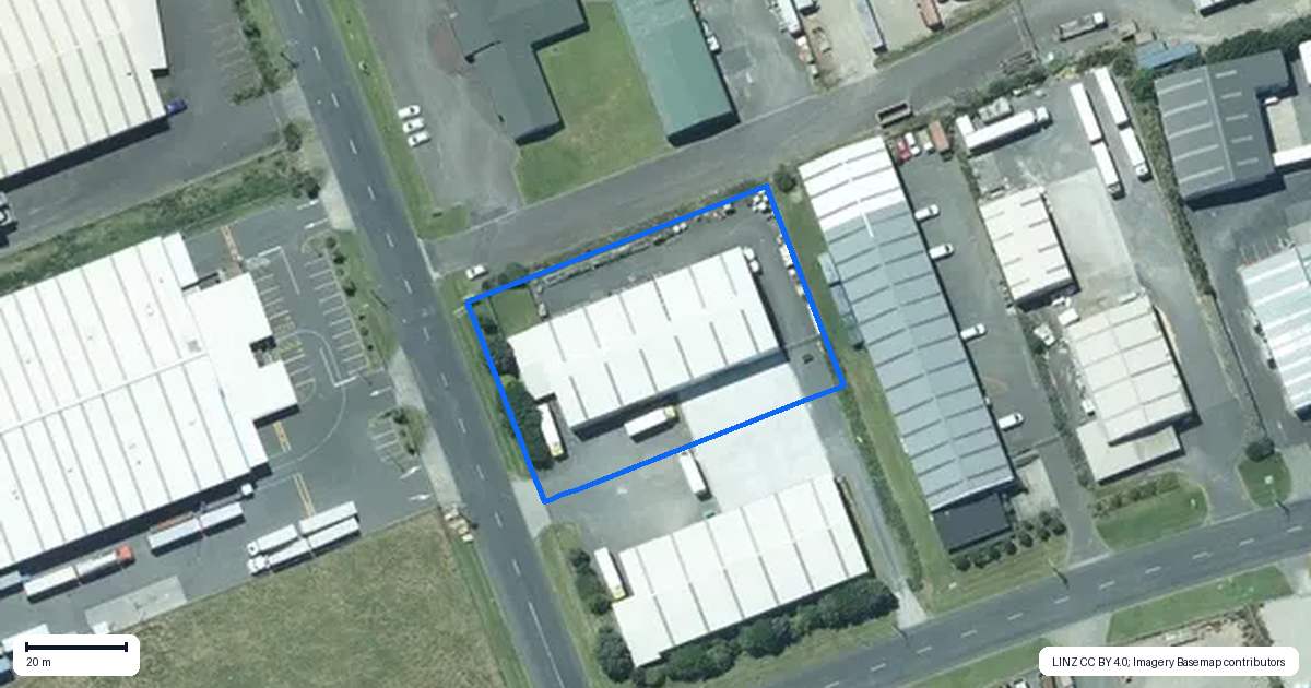 Property context map for 75 Corbett Road, Bell Block, New Plymouth
