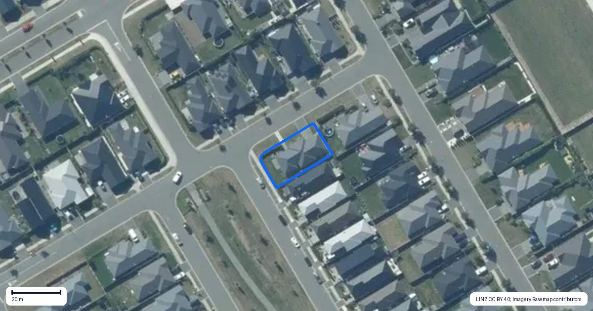 Property context map for 3 Kemble Drive, Rolleston