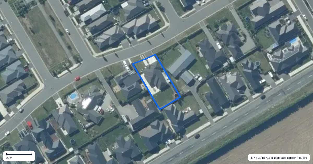 Property context map for 112 Kemble Drive, Rolleston