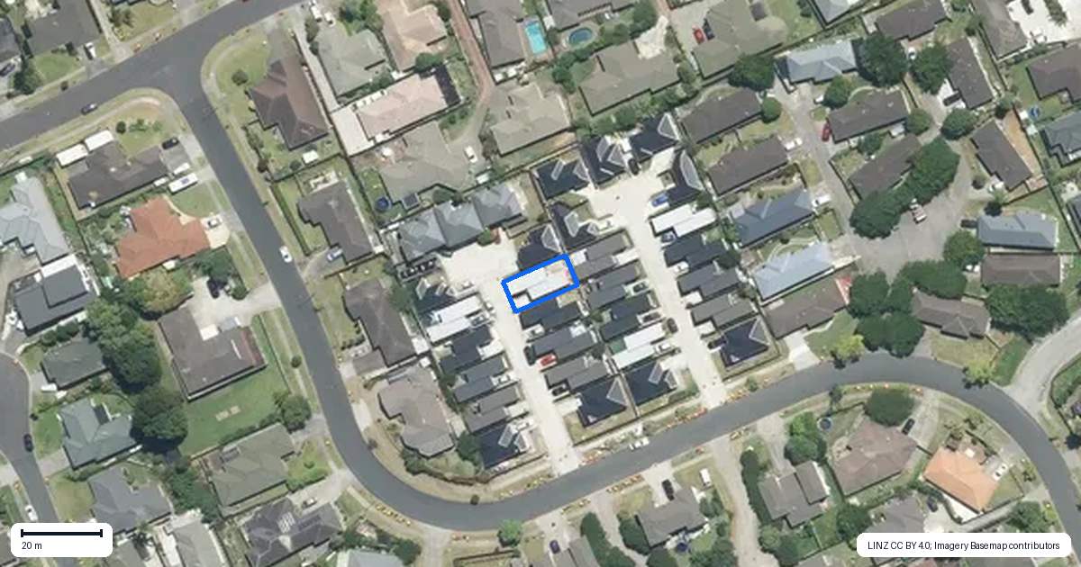 Property context map for 49B Senator Drive, Manurewa, Auckland