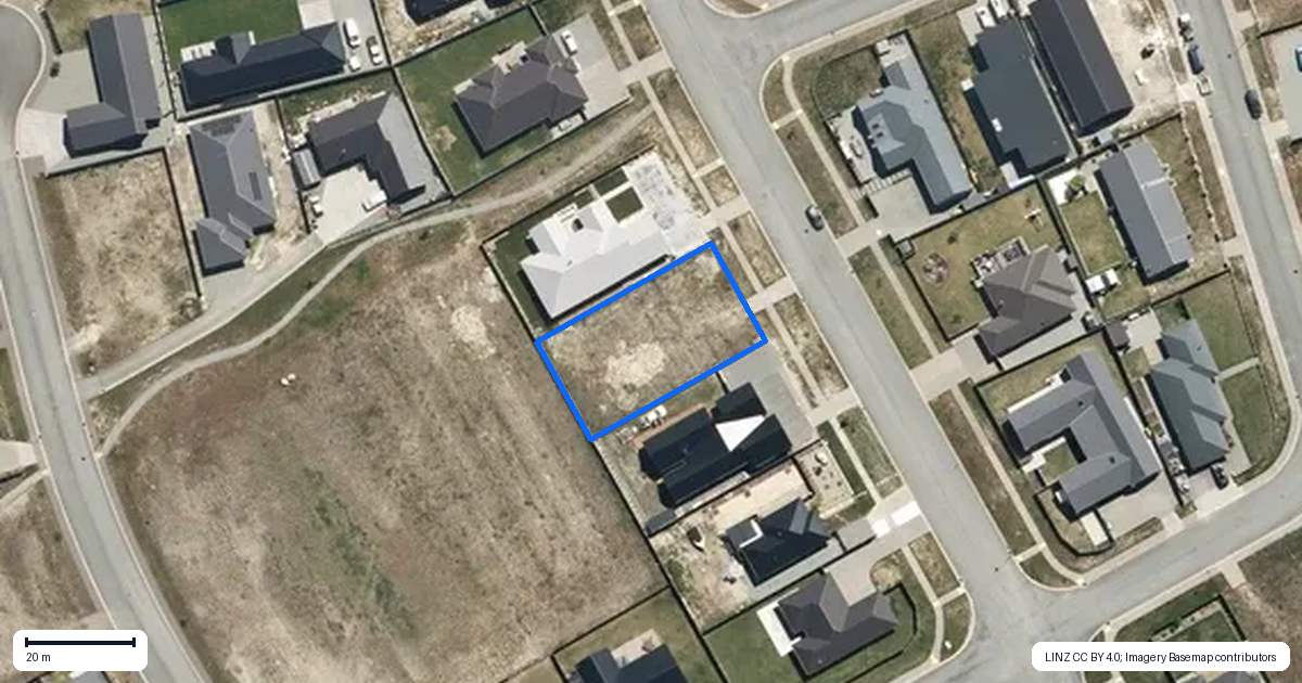 Property context map for 32 Grandvue Drive, Twizel