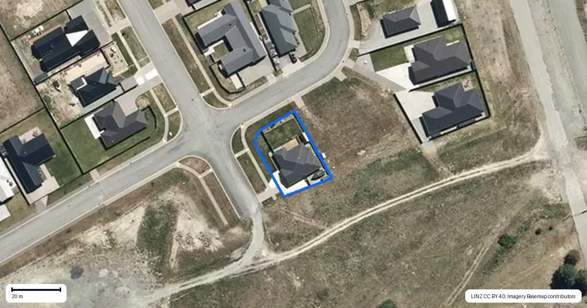 Property context map for 27 Grandvue Drive, Twizel