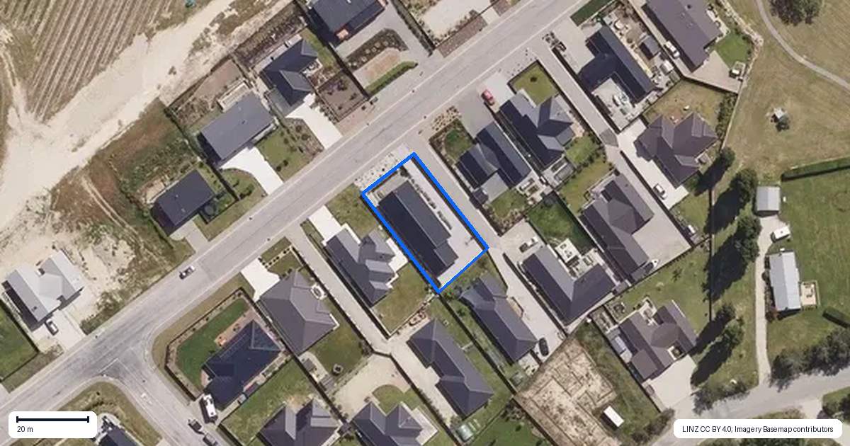 Property context map for 38 Stratford Drive, Mount Pisa, Cromwell