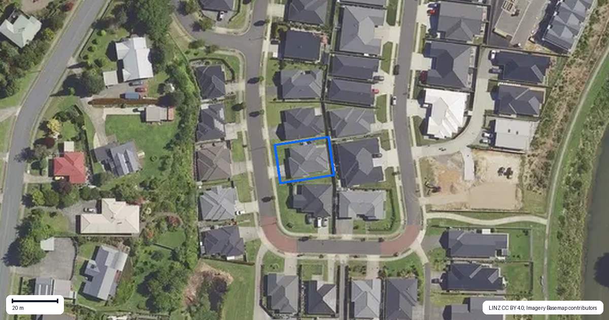 Property context map for 26 Mural Drive, Katikati
