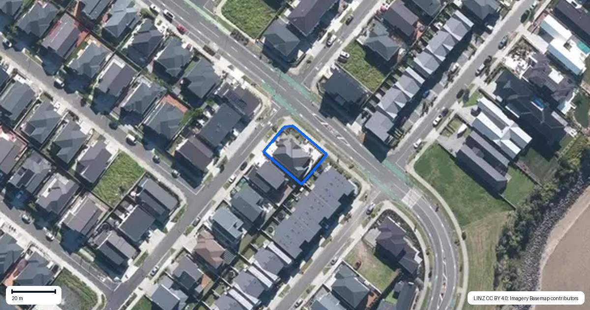 Property context map for 16 Craigs Way, Hobsonville, Auckland