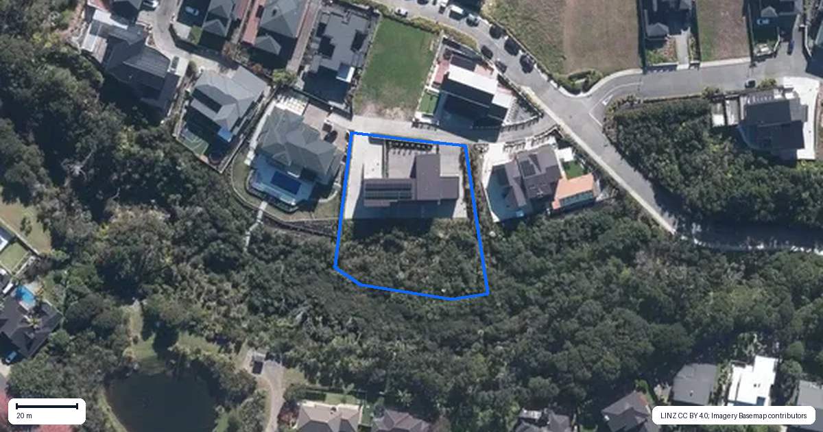 Property context map for 5 Third Fairway Place, Albany, Auckland