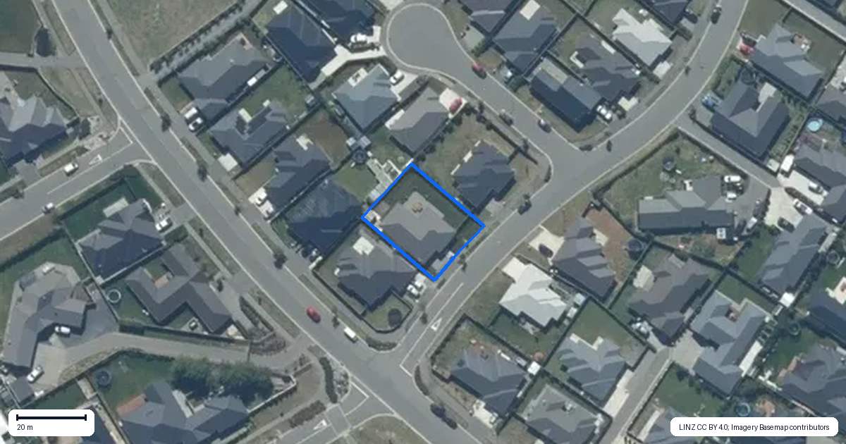Property context map for 3 Gracia Avenue, Rolleston