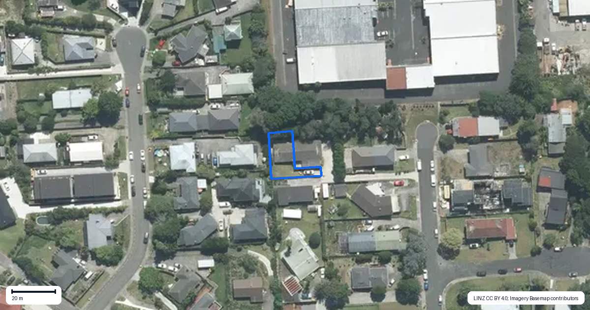 Property context map for 28B Kathleen Street, Totara Vale, Auckland
