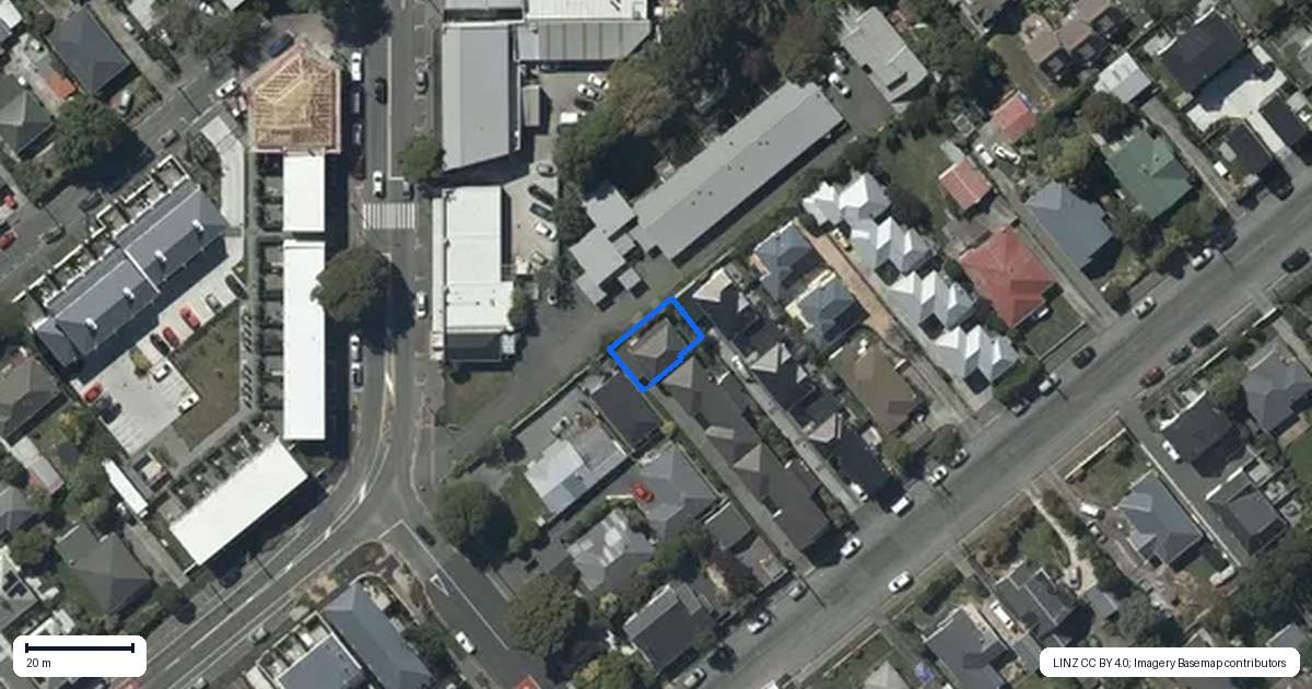 Property context map for 5/7 Bolton Avenue, Spreydon, Christchurch