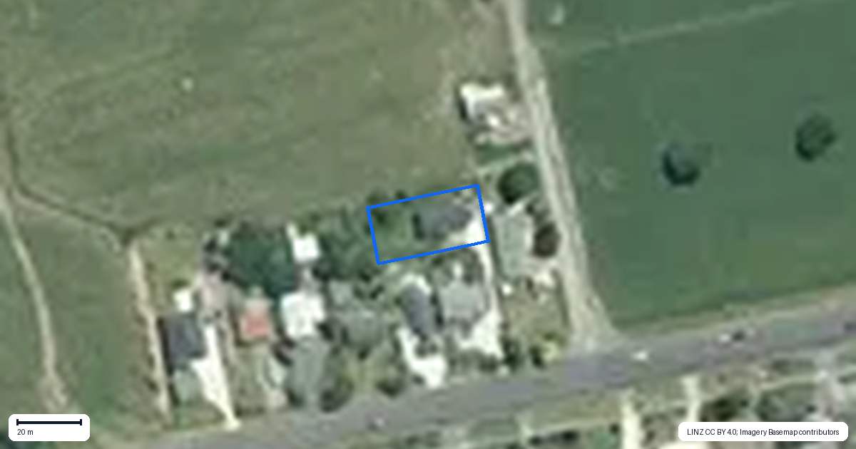Property context map for 21B Orchard East Road, Ngatea