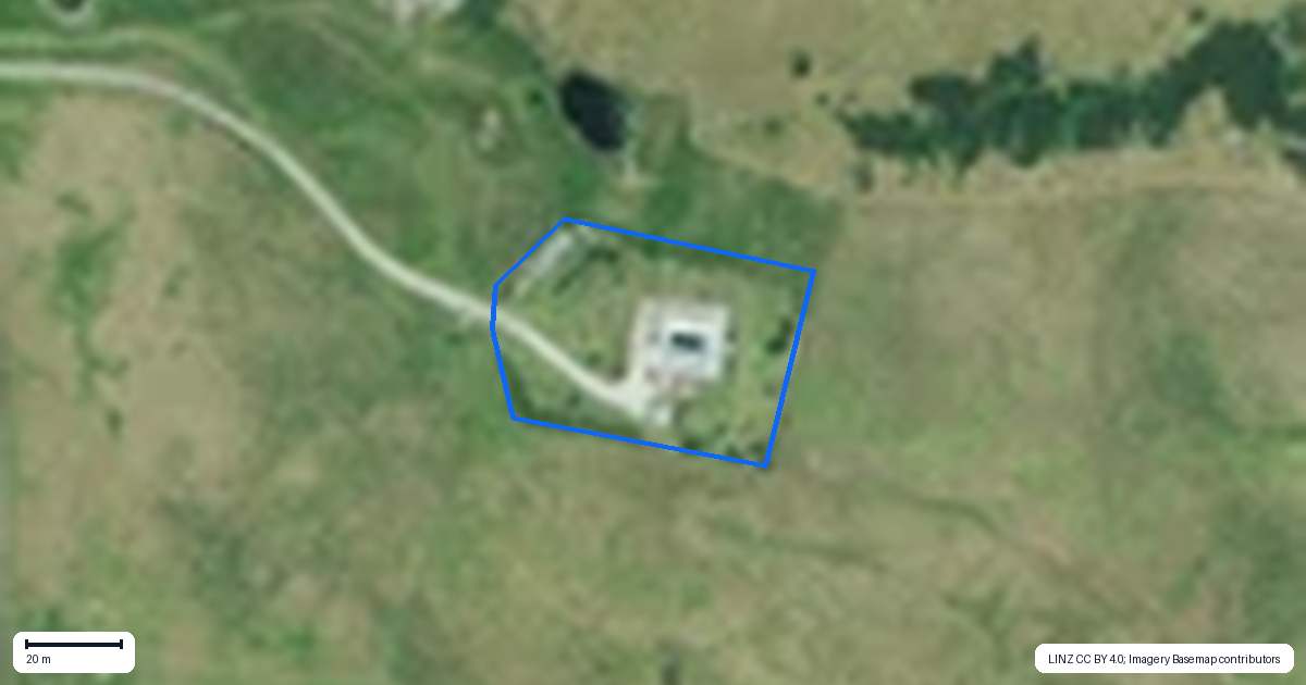 Property context map for 339 Linton Road, Maungaturoto