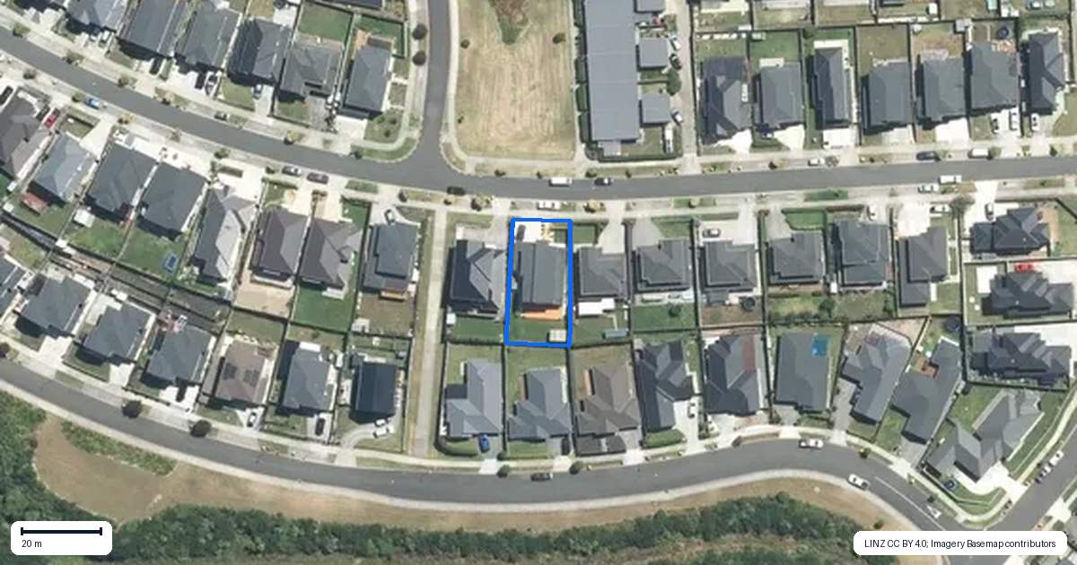 Property context map for 25 Nola Dawn Avenue, Papakura