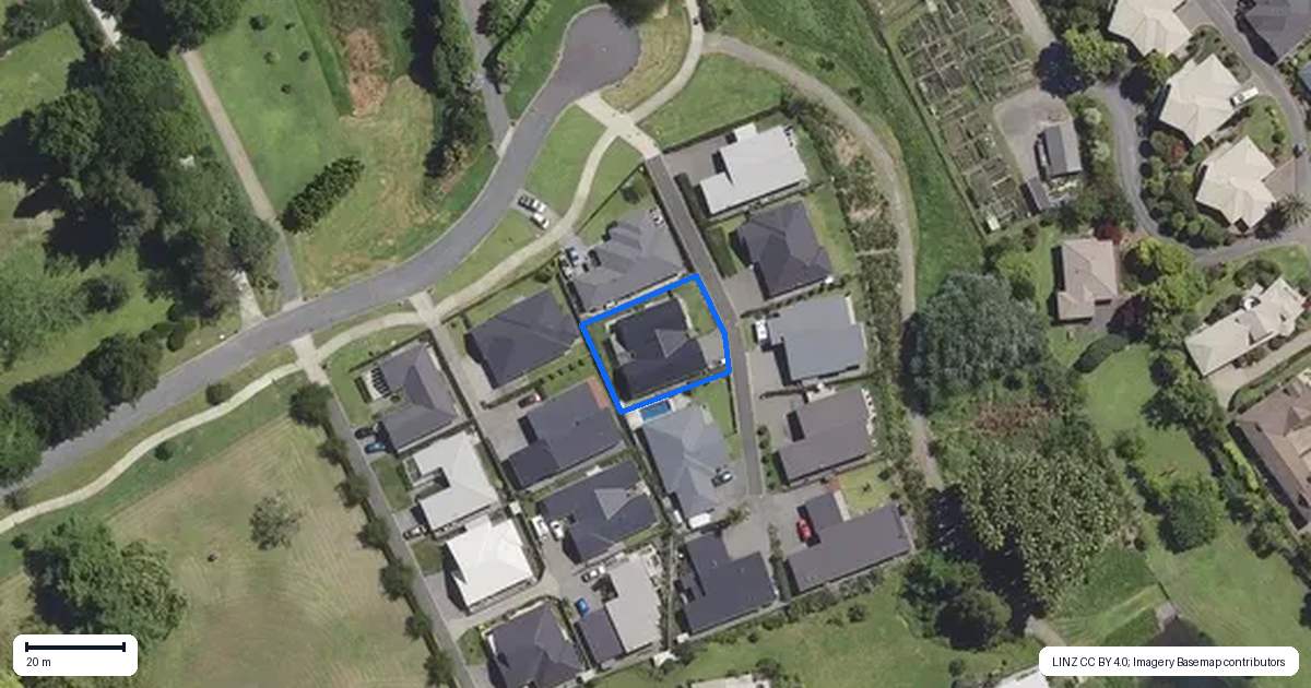 Property context map for 4 Washingtonia Way, Omokoroa