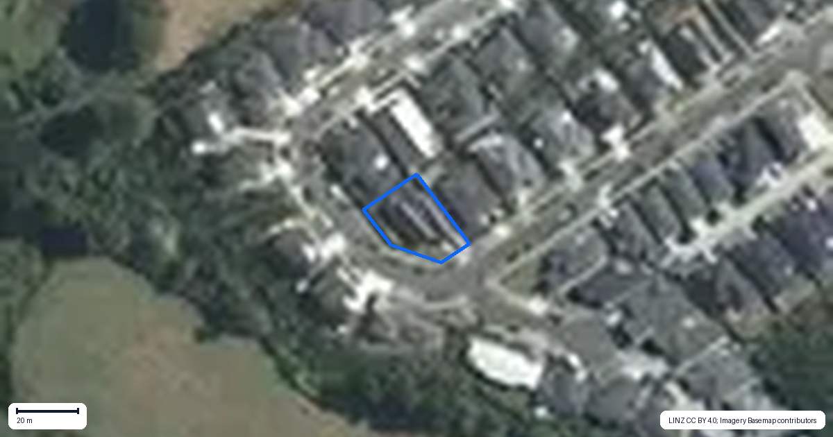 Property context map for 41 Jeroboam Loop, Kumeu