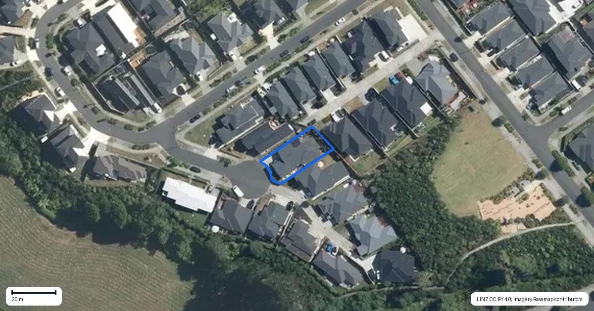 Property context map for 5 Piccolo Court, Kumeu