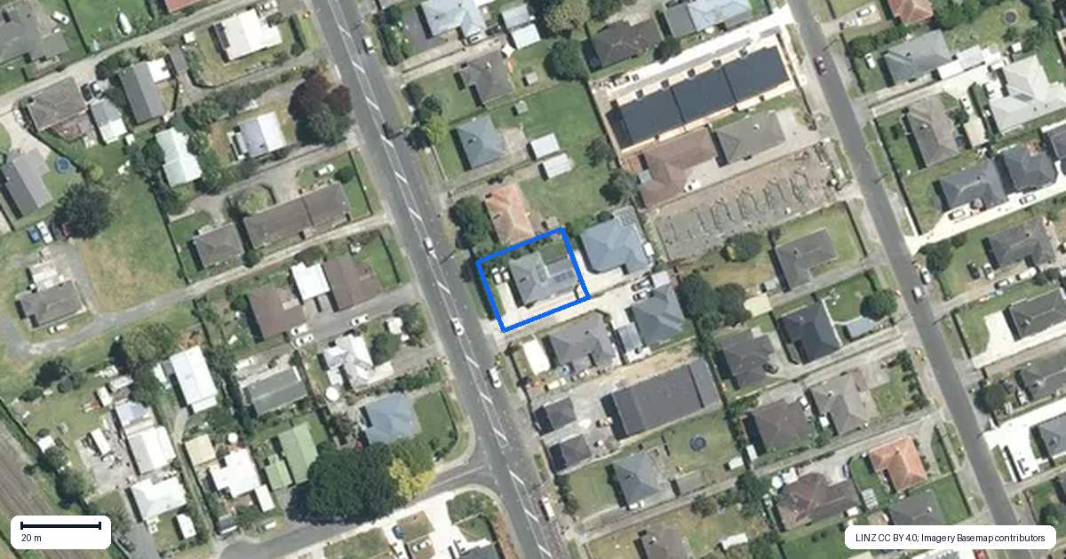 Property context map for 111 Porchester Road, Papakura