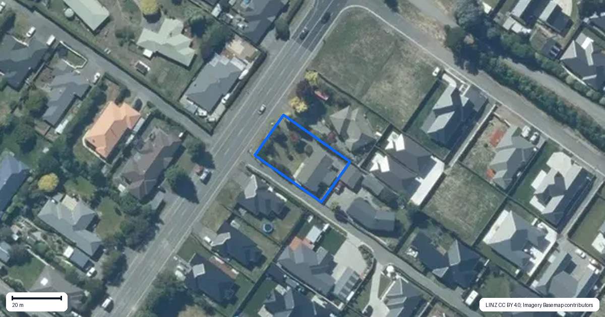 Property context map for 143 Brookside Road, Rolleston