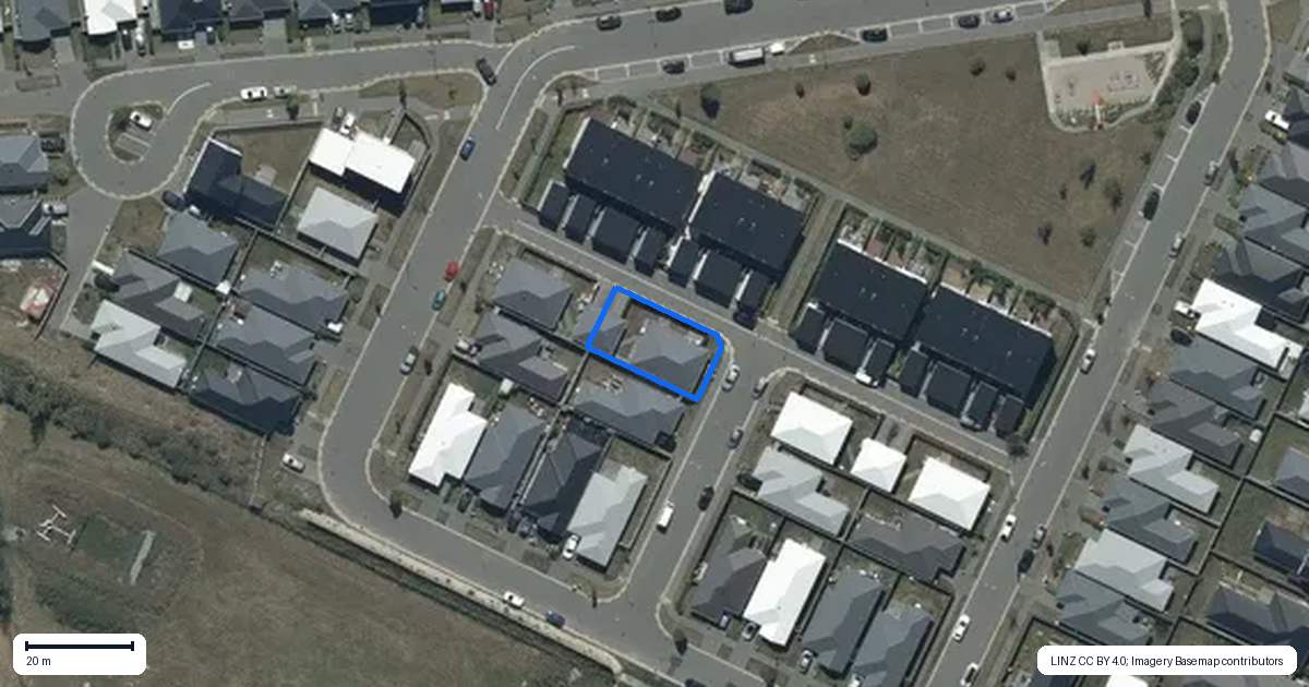 Property context map for 4 Air Race Lane, Halswell, Christchurch